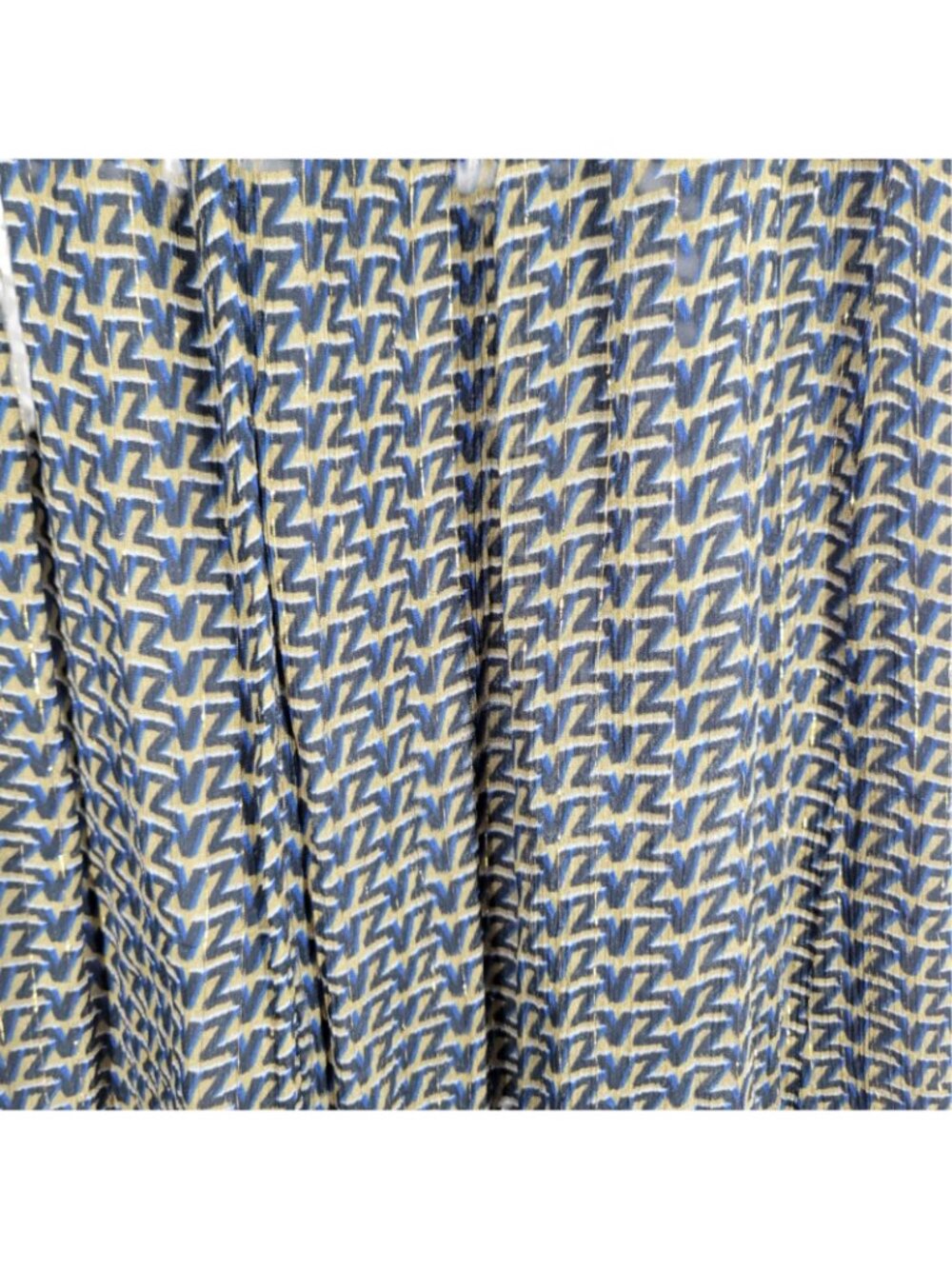 Zadig & Voltaire Jade Chiffon ZV Skirt 38 Rock Chic boho Luxe metallic Parisian - Picture 7 of 9